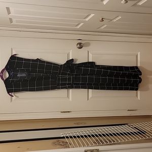 XL black and white wide leg jumpsuit, brand new wife tag